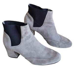 Naturalizer Suede Leather Booties Ankle Boots Tan Beige Taupe 10